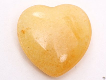 Srdce Jaspis žlutý 20x20 mm - Jaspisové srdce #26