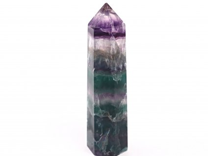 Obelisk Fluorit špice 142 g - 10,5 cm #B278