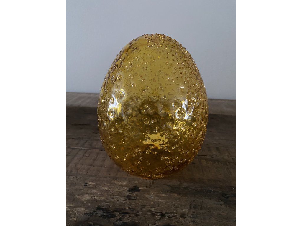 vejce skleněné žluté