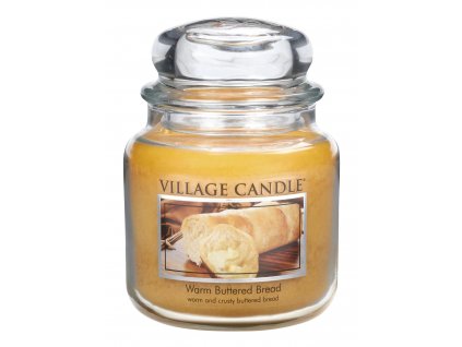 village candle warm butter bread střední