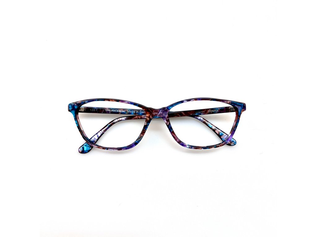 Fialové žíhané brýle Optiqa
