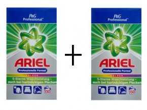 2x Ariel Professional Color prášek na praní 150 PD, 9,75 kg