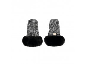 Bjällra of Sweden Rukavice Black Tweed Premium Collection