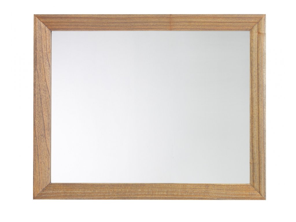 Koloniální zrcadlo Merapi z masivního dřeva Mindi