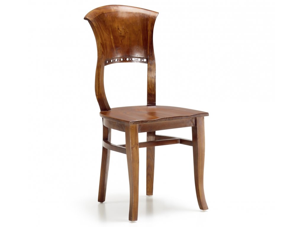 Dřevěná židle Kipas Star kolonial