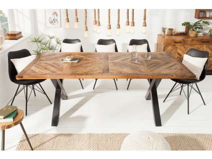 Stylový jídelní stůl Infinity 160cm z masivu