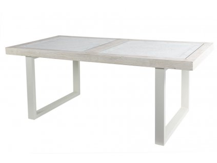 Provence bílý jídelní stůl Violeta 190cm