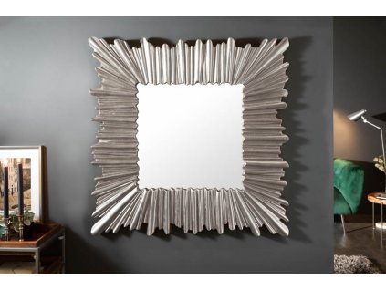 Designové zrcadlo Venice 95cm stříbrný rám
