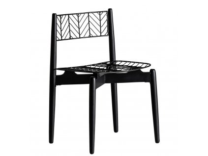 Designová Art-Deco židle Marbella černá