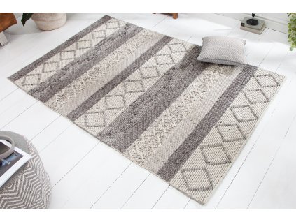 Stylový koberec York 240x160cm šedý