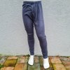 Chlapecké spodní hřejivé  kalhoty / pyžamo P0634 - tmavě šedé (Velikost 146)