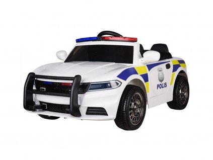 Elektrické autíčko Policie USA bílé JC 6661