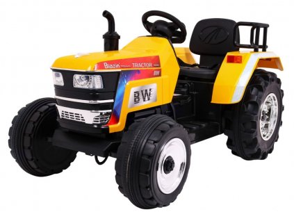 elektrický traktor žlutý (1)