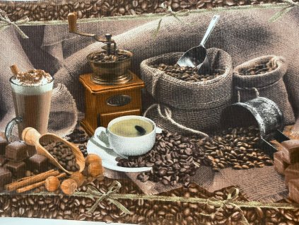 vaflovina na uterky kavove pytle a zrna