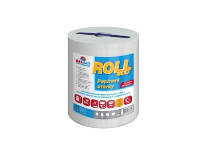 BALsoft Roll400 2vrstvé papírové utěrky, 76 m, 338 útržků, 1 role