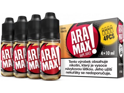 aramax 4pack sahara tobacco 4x10ml