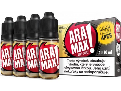 aramax 4pack vanilla max 4x10ml