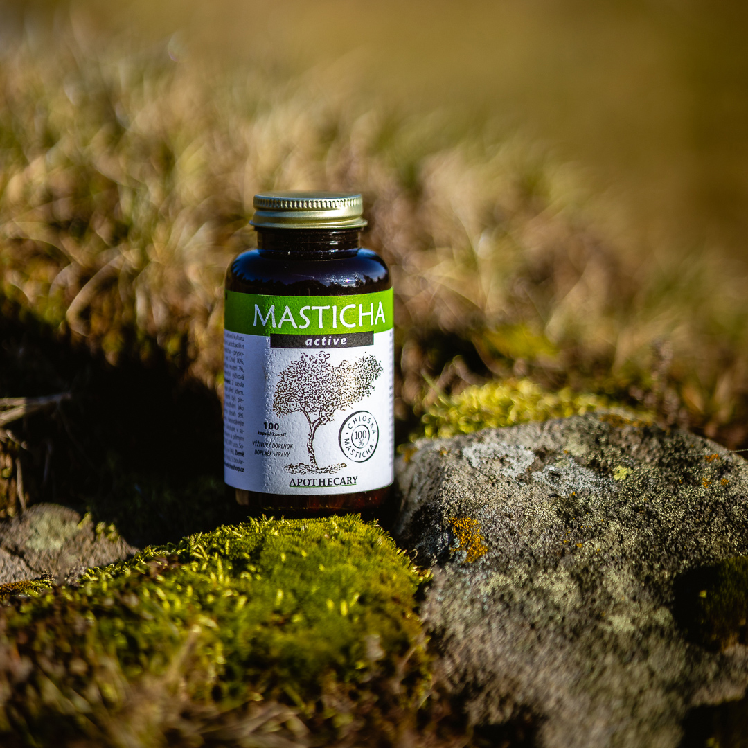 Masticha Active, Apothecary s.r.o., 45 g, 100 cps. - Silnější účinek Obrázek