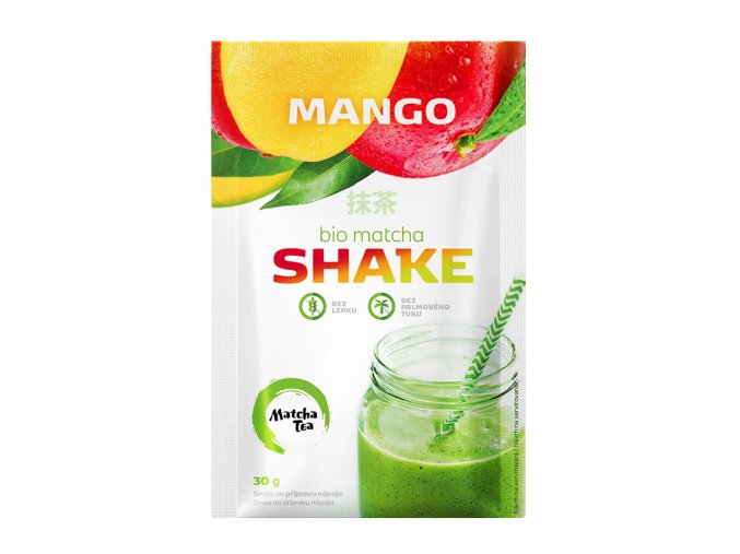 bio matcha tea shake mango nápoj