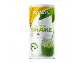 bio matcha tea shake banánový 300 g praktická tuba energia