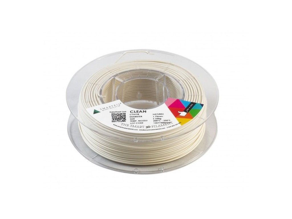 CLEAN filament prírodný 2,85 mm Smartfil 330 g