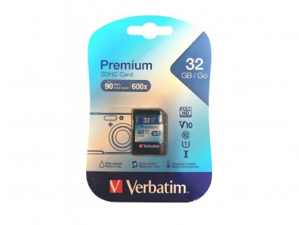 Pamäťová karta SDHC 32 GB Premium UHS-I (U1) Verbatim