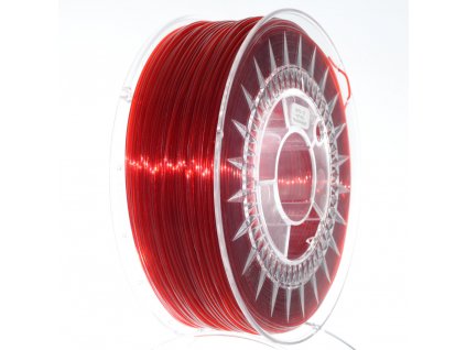 PETG Devil Design, 1,75 mm, ruby red transparent/translucent, 1 kg