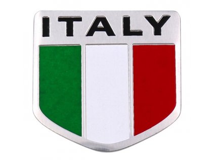 samolepka na auto vlajka italie italska auta