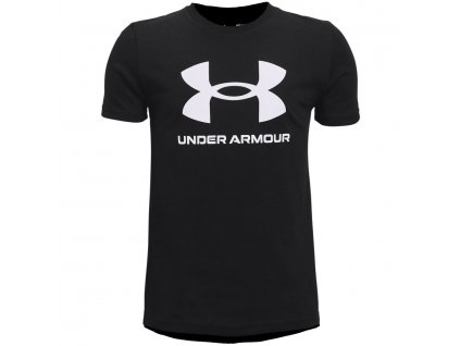 Chlapčenské tričko s logom Under Armour 1363282-001 čierna