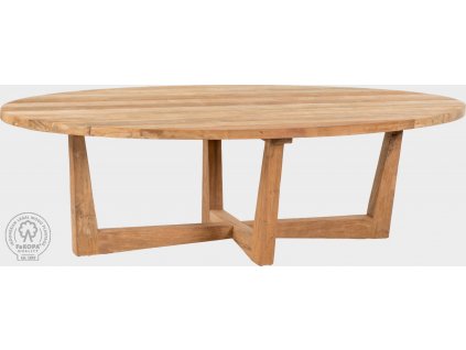 Masivní jídelní stůl z teakového dřeva Iskra
