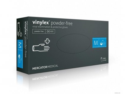 Mercator Medical Vinylex vinylové nepudrované bílé 100 ks