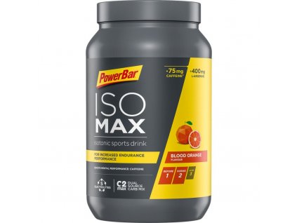 Nápoj PowerBar ISOMAX krvavý pomeranč s kofeinem 1200g  Nevíte kde uplatnit Sodexo, Pluxee, Edenred, Benefity klikni