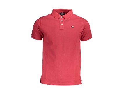 NORWAY 1963 MEN SHORT SLEEVED POLO SHIRT RED