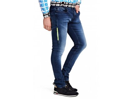 Pánské džíny slim skinny Guess jeans M0YA47 D42Y1 miami modré