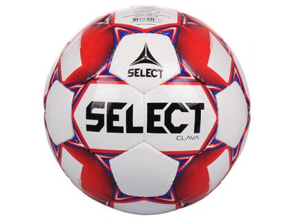 FB Clava fotbalový míč bílá-červená