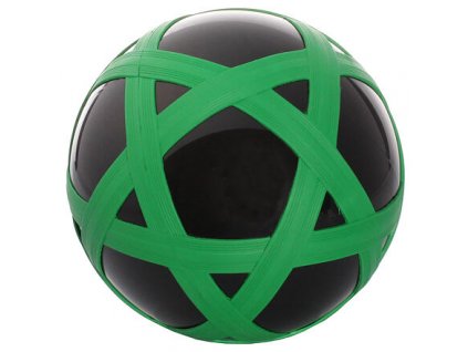 Cross Ball gumový míč černá-zelená