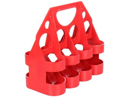Rack Standard plastový nosič lahví červená