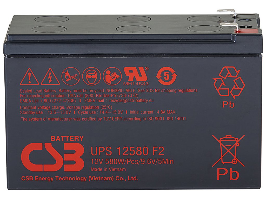 8633 1 akumulator csb ups12580 f2 12v 96 7w 5min