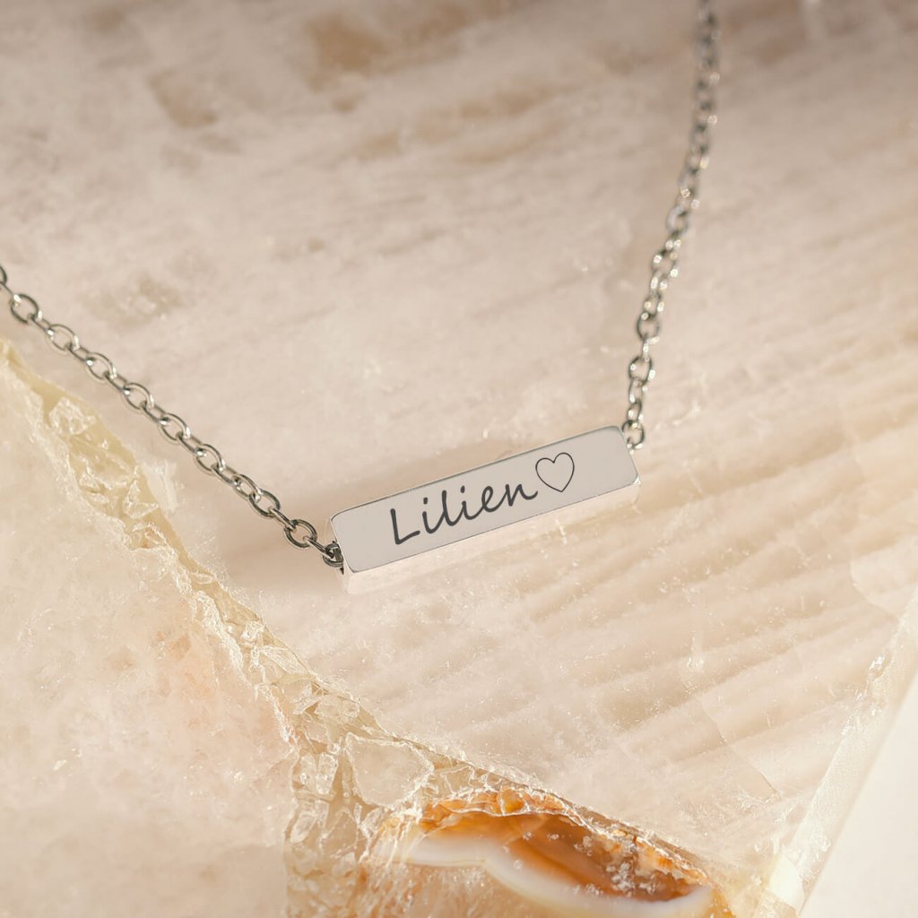 Dámský personalizovaný náhrdelník s textem na přání, chirurgická ocel