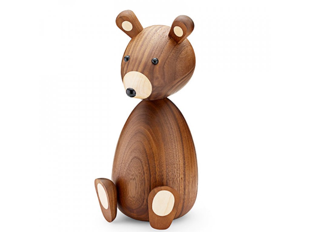 Dřevěný medvídek Papa Bear 23,5 cm