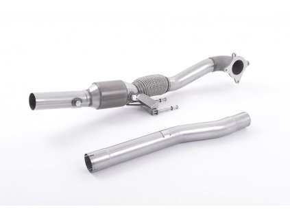 Audi A3 1.8 TSI 2WD 3-Door 2008 - 2012 Cast Downpipe with HJS High Flow Sports Cat - SSXAU200