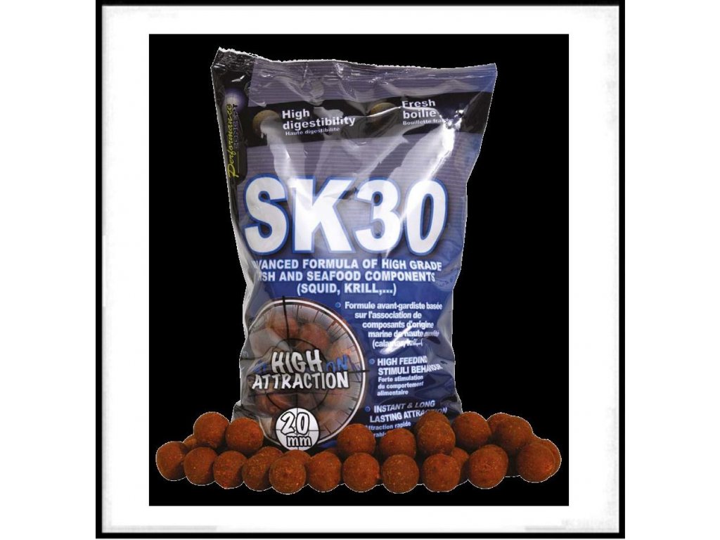 Boilies Sk30 (Oliheň A Krill) 1Kg Starbaits