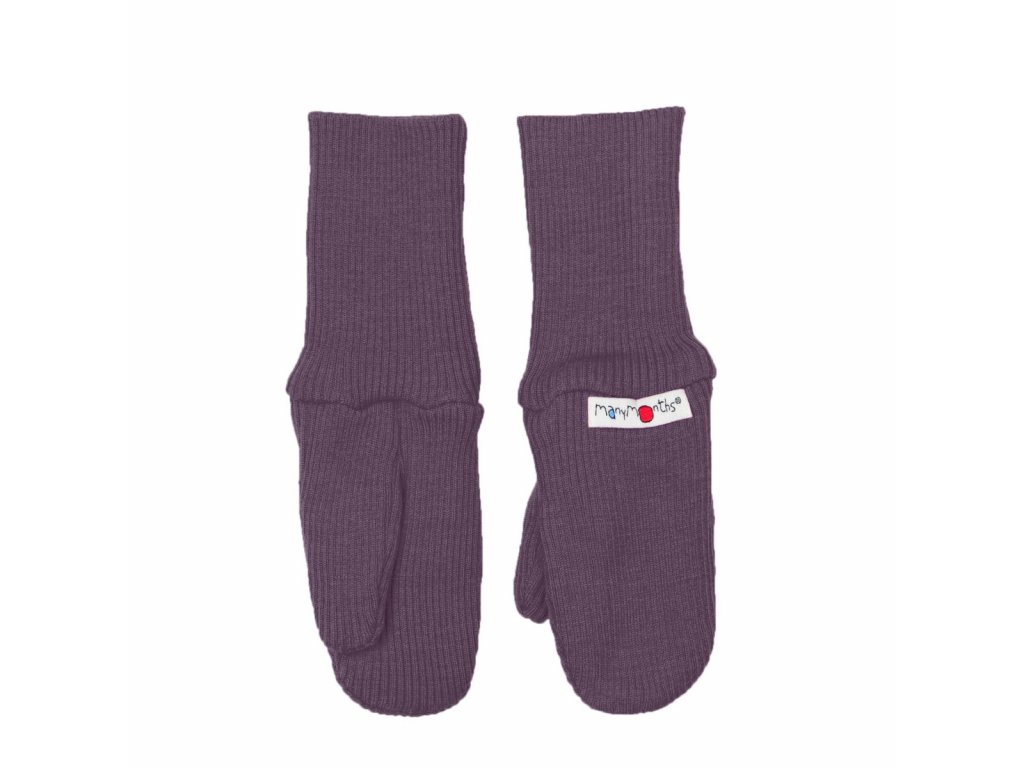 Manymonths dvouvrstvé rukavice s palcem - Dusty Grape