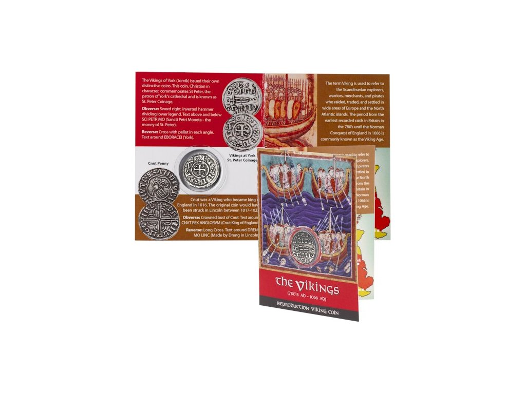 303 balicek vikingskej mince s razbou svateho petra