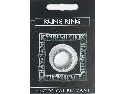 267 cinovy prsten s vikingskymi runami