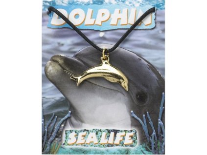 1080 pozlateny privesok delfin