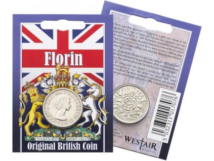 1671 balicek mince florin kralovnej alzbety ii