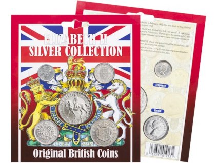 2040 kolekcia striebornych minci kralovnej alzbety ii