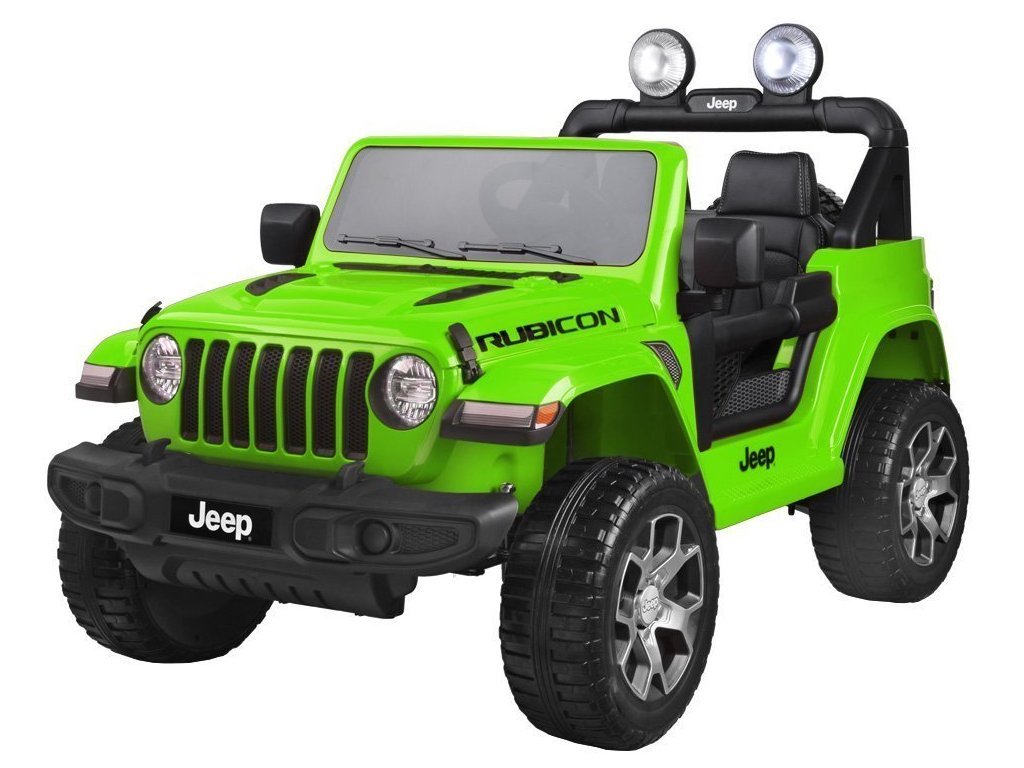 Dětské elektrické autíčko Jeep Wrangler Rubicon 4x4 zelená1