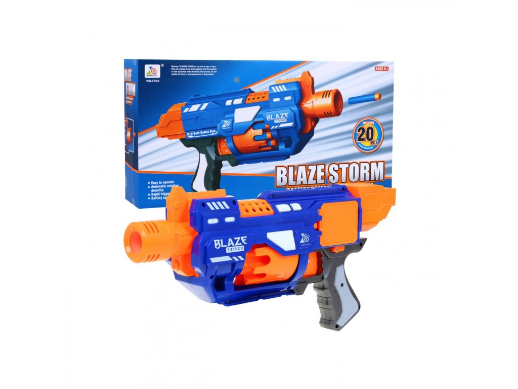 Dětská pistole na pěnové náboje Blaze Storm08